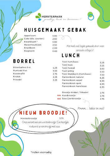 Paviljoen Horsterpark - Horeca