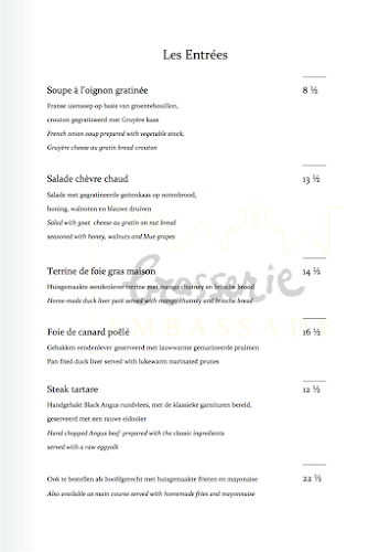 Brasserie Ambassade - Horeca