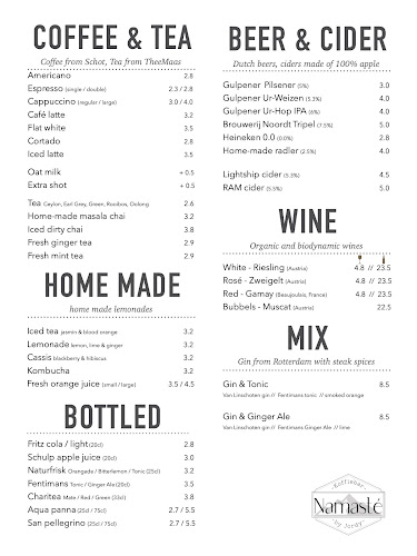 Koffiebar Namasté - Horeca