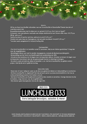 Opinii despre Lunchclub 033 în Amersfoort - Horeca