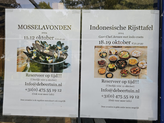 De Beertuin - Horeca