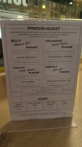 Comments and reviews of Bill's Burger Joint