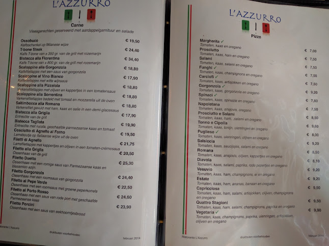 Opinii despre L'Azzurro în Eindhoven - Horeca