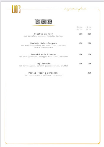 Lob’s Restaurant - Horeca