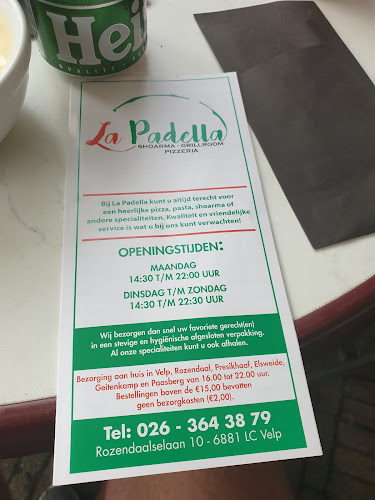 Opinii despre Restaurant La Padella în Velp - Horeca