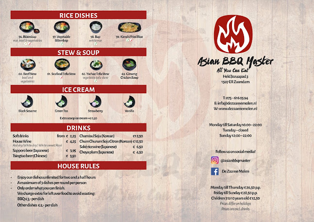 Opinii despre De Zaanse Molen - Asian BBQ Restaurant în Zaandam - Horeca