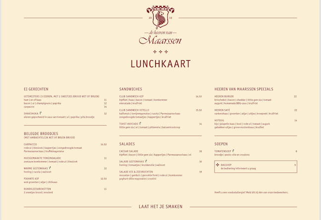 Opinii despre De Heeren van Maarssen în Maarssen - Horeca