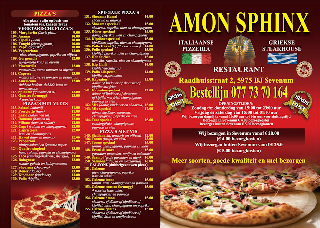 Opinii despre amon sphinx sevenum în Sevenum - Horeca