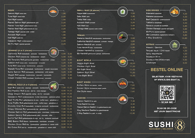 Opinii despre Sushi Eight Etten-Leur în Etten-Leur - Horeca