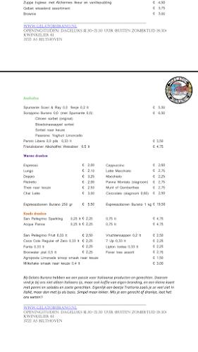 Opinii despre Gelato Burano Bilthoven în Bilthoven - Horeca