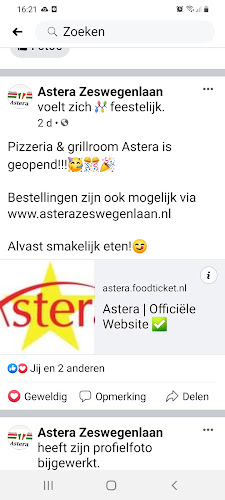 Comments and reviews of Pizzeria Grillroom Astera