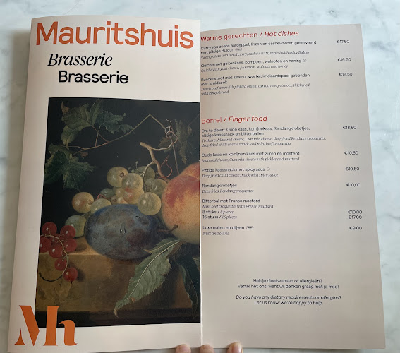 Brasserie Mauritshuis - Horeca