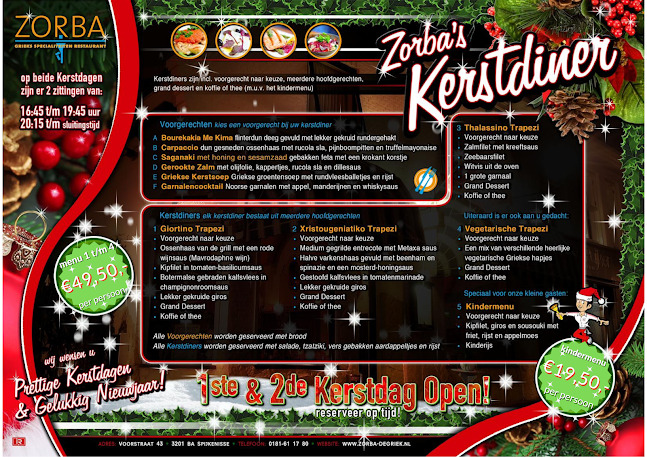 Specialiteitenrestaurant Zorba De Griek
