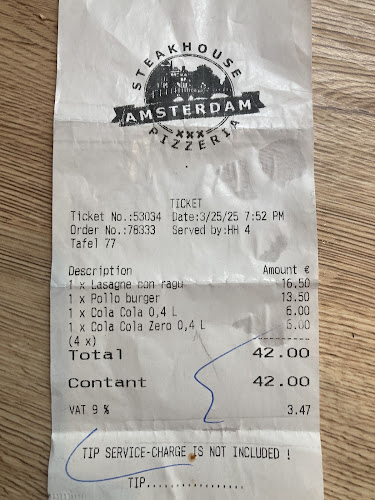 Pizzeria Steakhouse"Amsterdam"