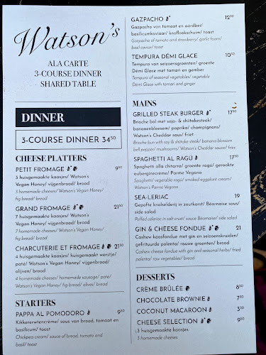 Opinii despre Mr. & Mrs. Watson în Duivendrecht - Horeca