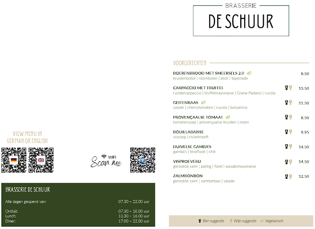 Restaurant Brasserie de Schuur - Raamsdonksveer