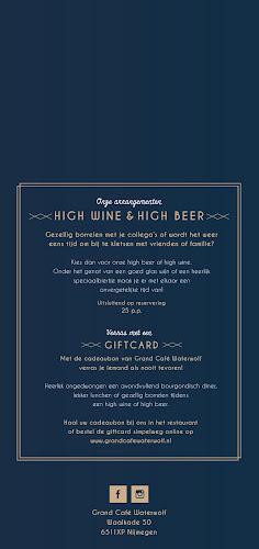 Grand café Waterwolf - Horeca