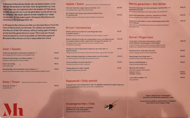 Opinii despre Brasserie Mauritshuis în Den Haag - Horeca