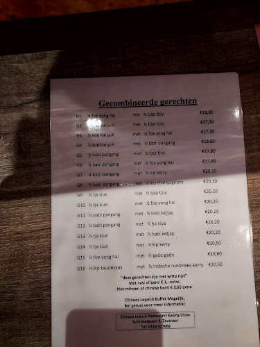 Opinii despre Kwong Chow Zevenaar în Zevenaar - Horeca
