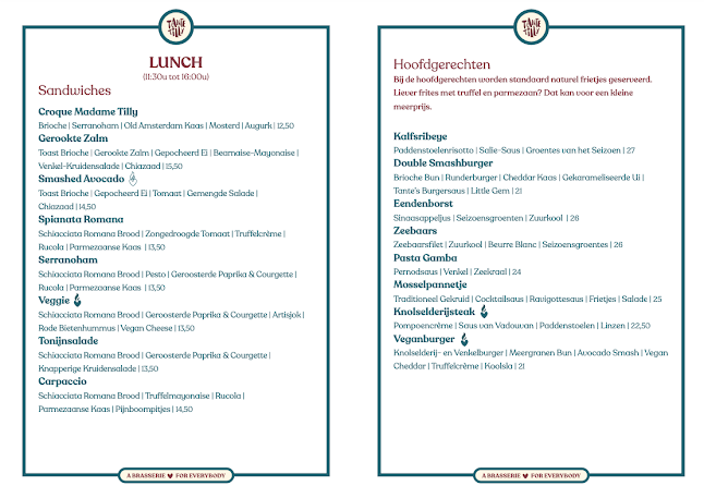 Tante Tilly | Restaurant in Roermond centrum - Roermond