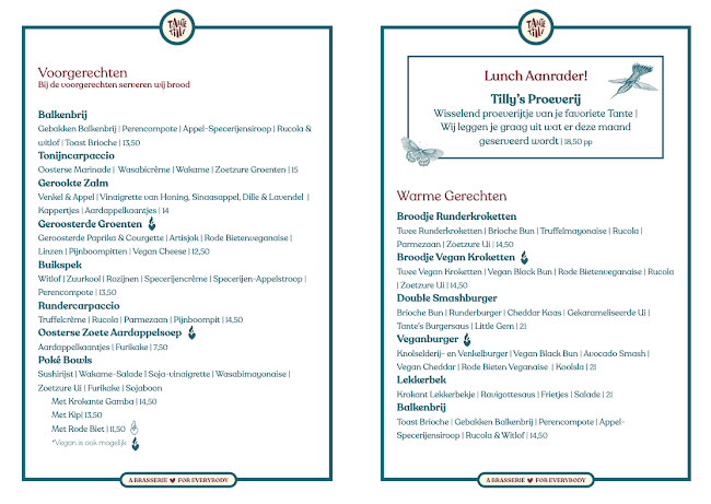 Tante Tilly | Restaurant in Roermond centrum