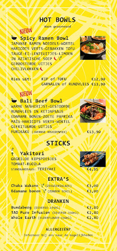 Opinii despre Bowls & Sticks: Poké Bowls, Ramen Noedelsoep en meer! în Alkmaar - Horeca