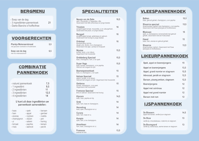 Comments and reviews of Pannekoekhuis De Grebbeberg