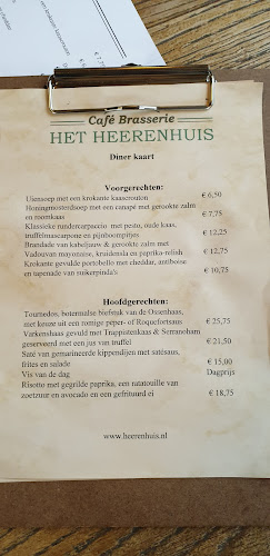Cafe Brasserie Het Heerenhuis Open Times