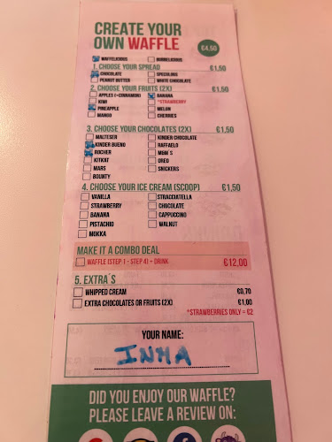 Opinii despre Waffelicious în Eindhoven - Horeca