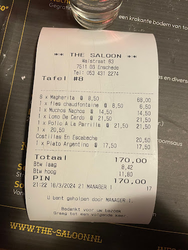 The Saloon (Mexicaanse & Argentijns steakhouse restaurant) 🥩 - Horeca