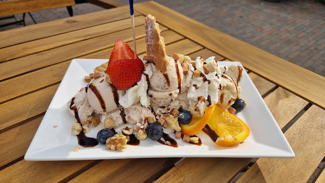 Talenti ijs - koffie - lunch