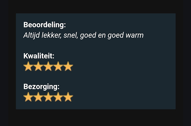 Opinii despre Pizzeria Amigo în Leeuwarden - Horeca