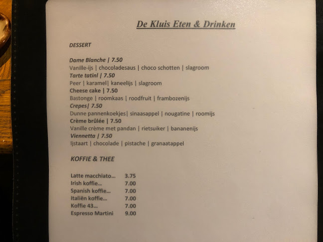 De Kluis Eten & Drinken B.V.
