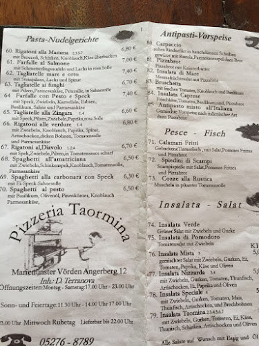 Pizzeria Taormina - Horeca