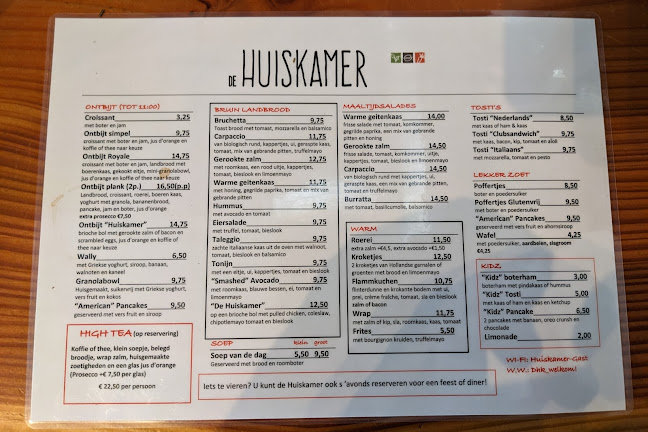 Opinii despre De Huiskamer Van Driebergen în Driebergen-Rijsenburg - Horeca