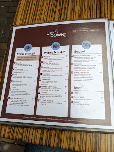 Ups & Downies Open Times