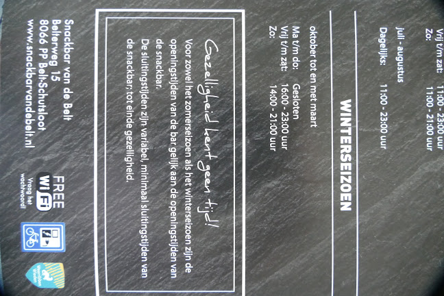 Snackbar Van de Belt / Bar & Café Bij Helmuth