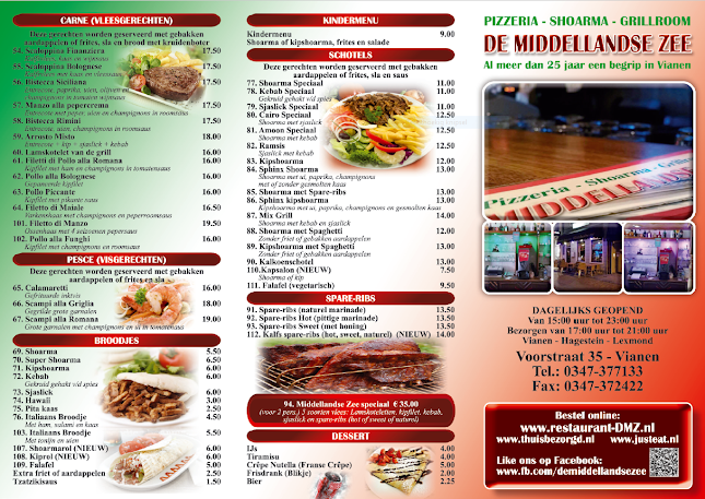 Restaurant - Pizzeria De Middellandse Zee