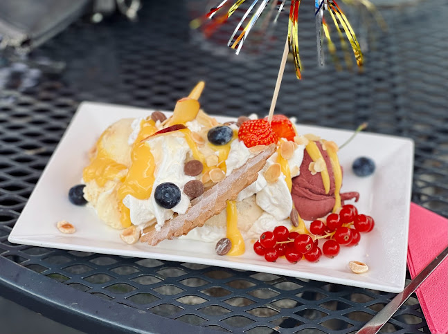 Talenti ijs - koffie - lunch