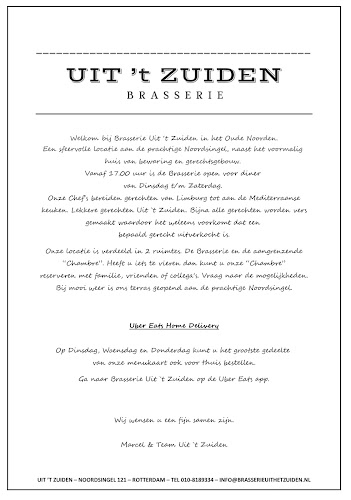 Brasserie Uit 't Zuiden, Rotterdam Noord, Oude Noorden
