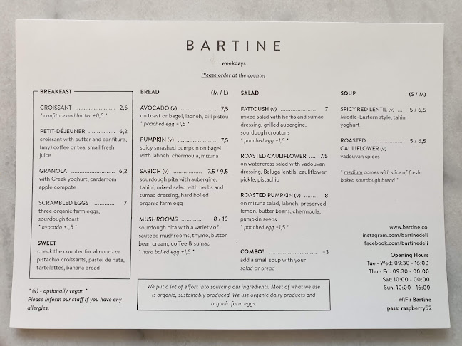 Comentarii opinii despre Café Bartine