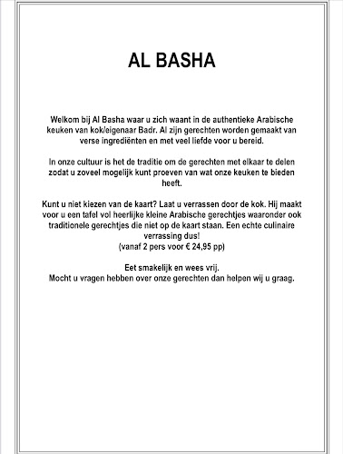 Al Basha Restaurant - Horeca