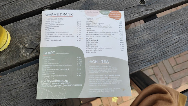 Fonteyn Groede - Horeca