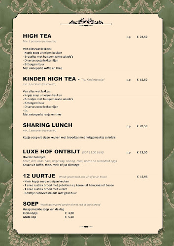 Lunchroom Hof 7 - Horeca