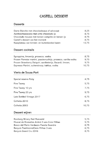 Restaurant Castell - Horeca