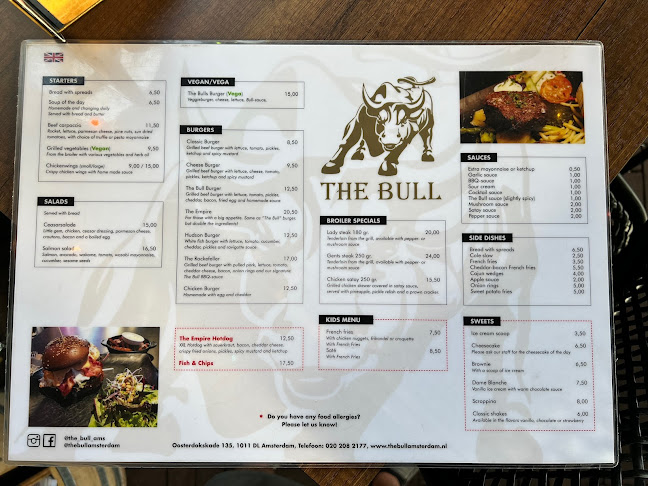 Opinii despre The Bull Amsterdam în Amsterdam - Horeca