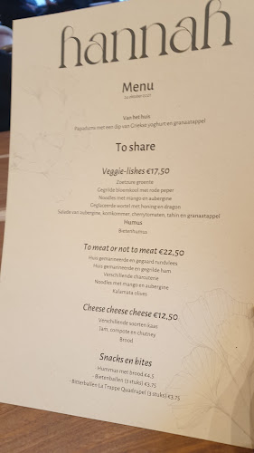Hannah foodbar - Horeca