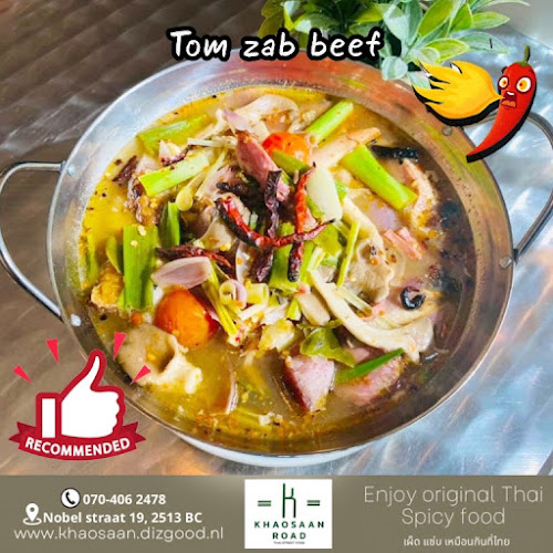 Khaosaan Road - Real Spicy Thai food Den Haag อาหารไทย The Hague - Horeca