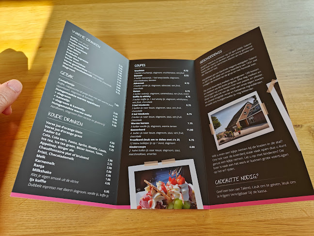 Opinii despre Talenti ijs - koffie - lunch în Gees - Horeca