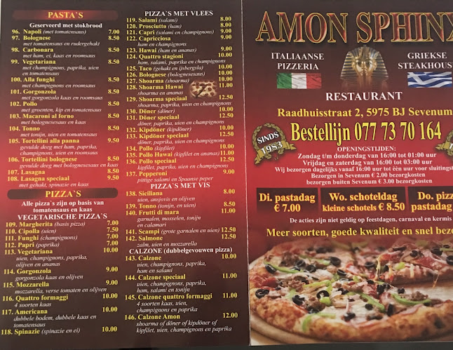 amon sphinx sevenum - Horeca